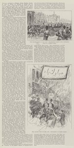La visita del Shah a la ciudad de Henry Charles Seppings Wright